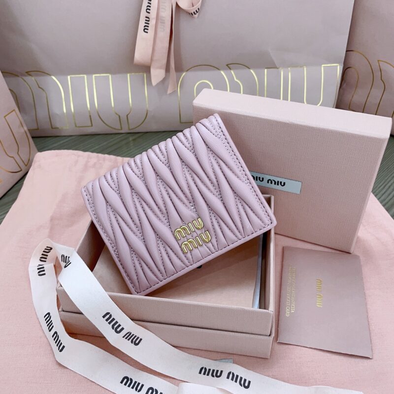 Replica Miu Miu Pocket Wallet Pink - Best Fake Designer Bags
