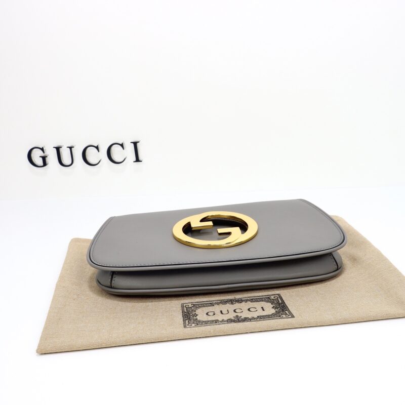 Replica Gucci Blondie Leather Grey - realistic designer-inspired fake bag