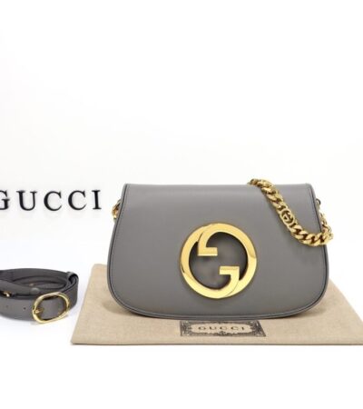 Replica Gucci Blondie Leather Grey - Best Fake Designer Bags