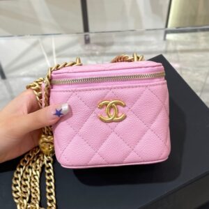 Replica CHANEL 23P Lipstick Bag Pink - Best Fake Designer Bags
