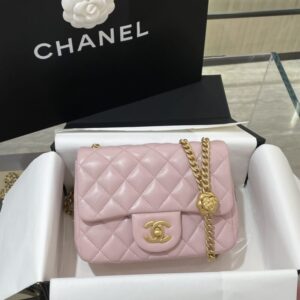 Replica CHANEL 23S Camellia Square Pink - Best Fake Designer Bags