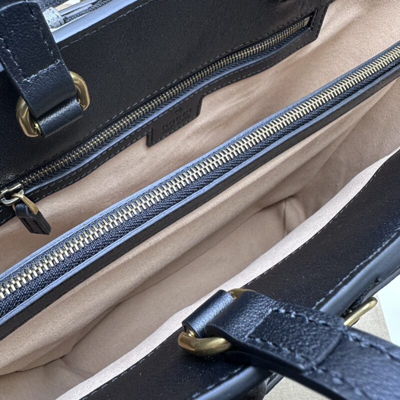 Replica Gucci Diana Medium Tote Bag Black - top-rated replica designer bag