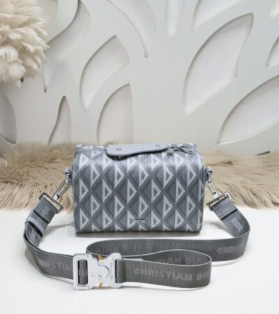 Replica Dior Lingot 22 Diamond Grey - Best Fake Designer Bags