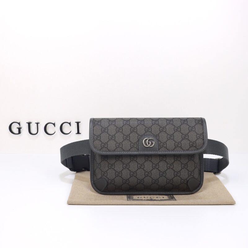 Replica Gucci Ophidia  GG Small Waist Grey - Best Fake Designer Bags