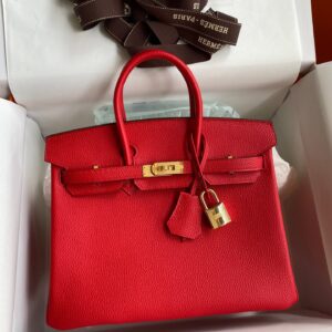 Replica Hermes Birkin Red Togo Gold - Best Fake Designer Bags