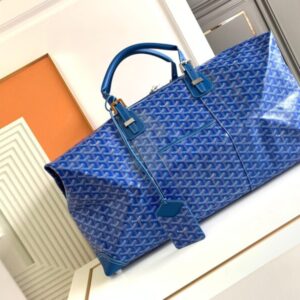 Replica Goyard Bowling 55 Bag Blue - Best Fake Designer Bags