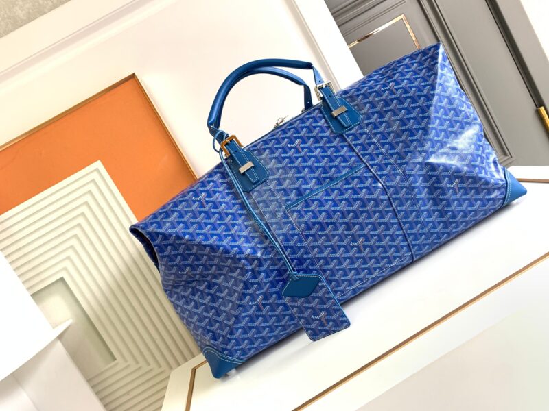 Replica Goyard Bowling 55 Bag Blue - Best Fake Designer Bags