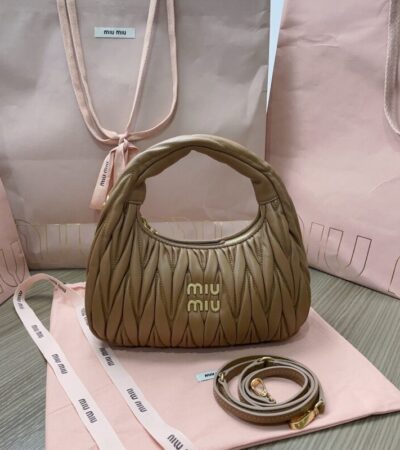 Replica Miu Miu Wander Brown - Best Fake Designer Bags