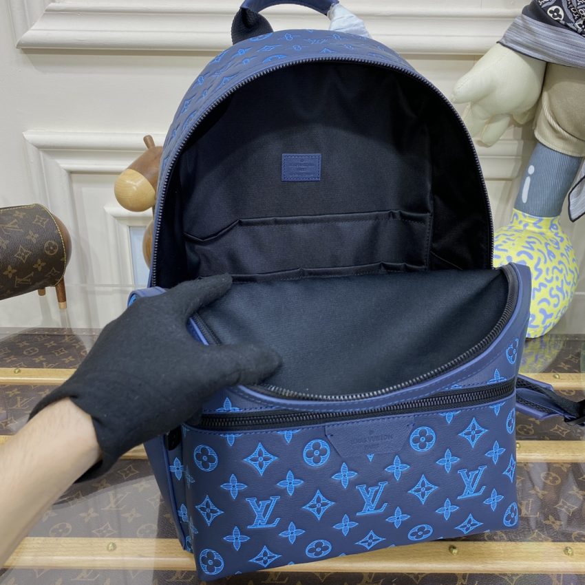 Replica Louis Vuitton Discovery Backpack Light Blue - premium 1:1 fake handbag model