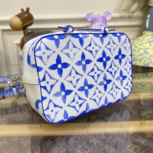 Replica Louis Vuitton NeoNoe BB White-Blue 6 Replica Louis Vuitton NeoNoe BB White-Blue - high-accuracy replica luxury purse
