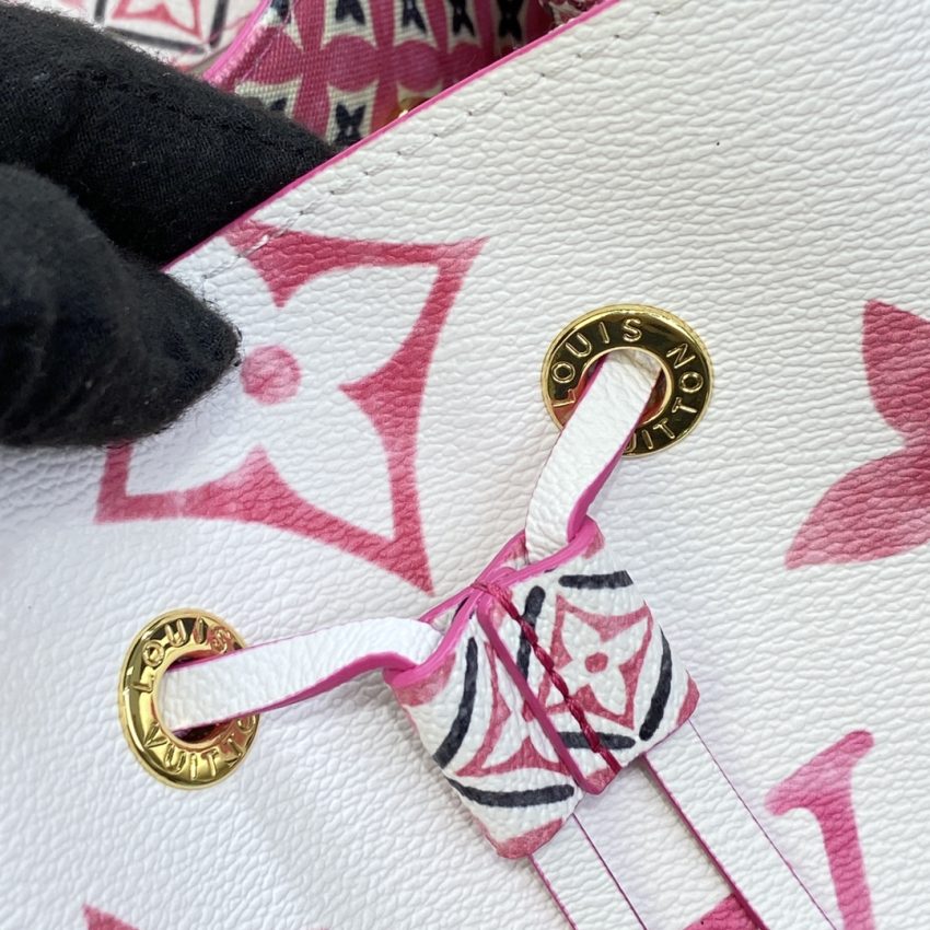 Replica Louis Vuitton NeoNoe BB White Pink - realistic designer-inspired fake bag