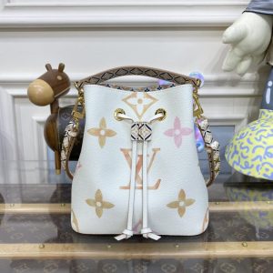 Replica Louis Vuitton NeoNoe BB White Apricot - best quality luxury bag dupe