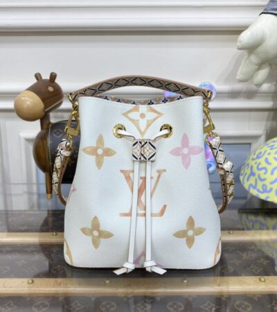 Replica Louis Vuitton NeoNoe BB White Apricot - Best Fake Designer Bags