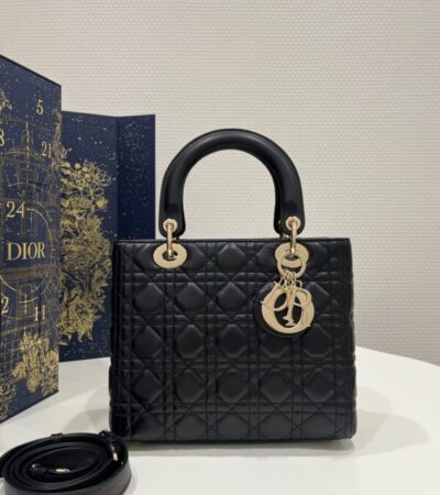 Replica Lady Dior Large Black - Best Fake Designer Bags