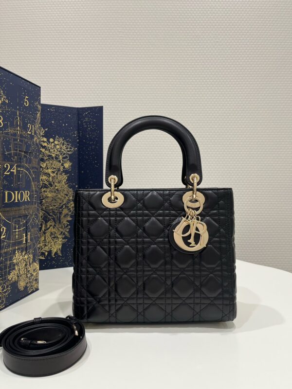 Replica Lady Dior Large Black - Best Fake Designer Bags