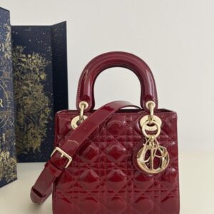 Replica Lady Dior Patent Red - Best Fake Designer Bags