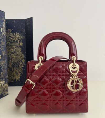 Replica Lady Dior Patent Red - Best Fake Designer Bags