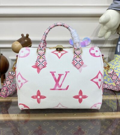 Replica Louis Vuitton Speedy Bandouliere 25 Pink - Best Fake Designer Bags