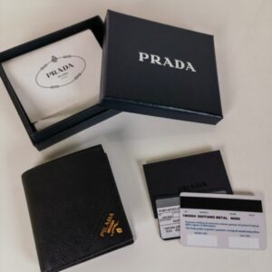 Replica Prada Saffiano Short Wallet Golden - Best Fake Designer Bags