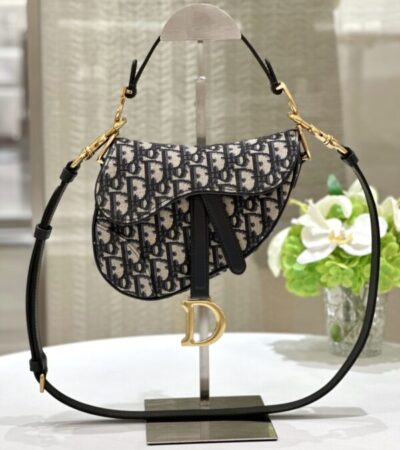 Replica Dior Saddle Bag Small CD Canvas - Best Fake Designer Bags