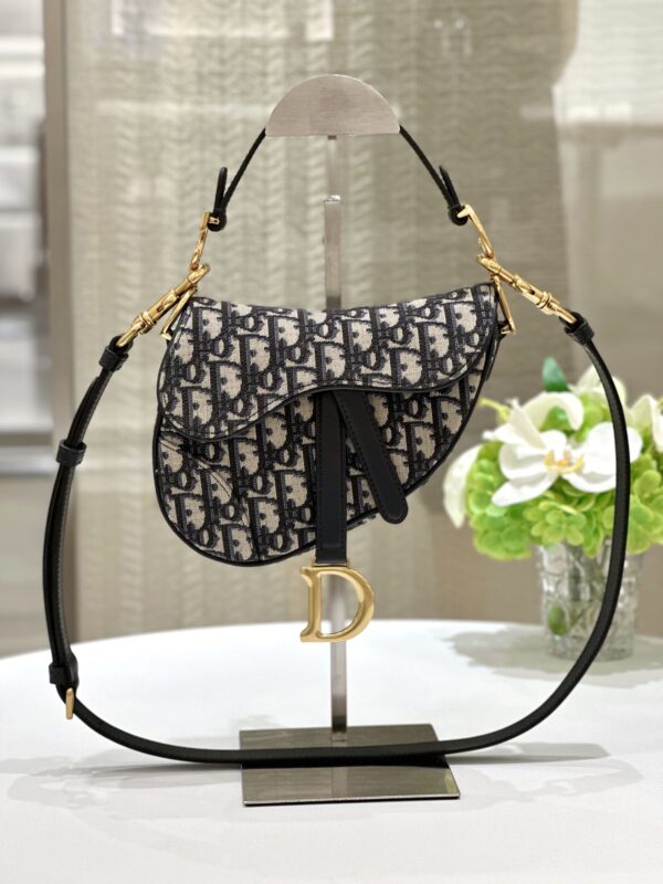 Replica Dior Saddle Bag Small CD Canvas - Best Fake Designer Bags