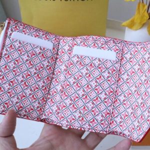 Replica Louis Vuitton Victorine Wallet White&Pink - authentic-look luxury purse replica
