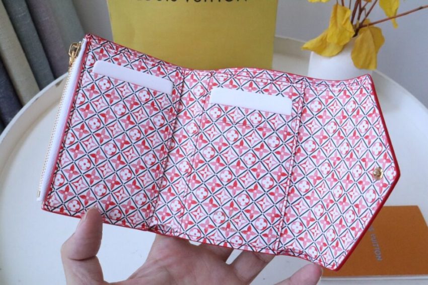 Replica Louis Vuitton Victorine Wallet White&Pink - authentic-look luxury purse replica