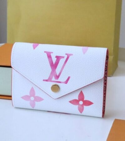 Replica Louis Vuitton Victorine Wallet White&Pink - Best Fake Designer Bags