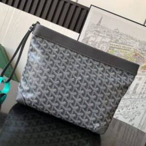 Replica Goyard Conti Pouch Grey - Best Fake Designer Bags