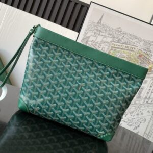 Replica Goyard Conti Pouch Green - Best Fake Designer Bags