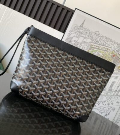 Replica Goyard Conti Pouch Black - Best Fake Designer Bags