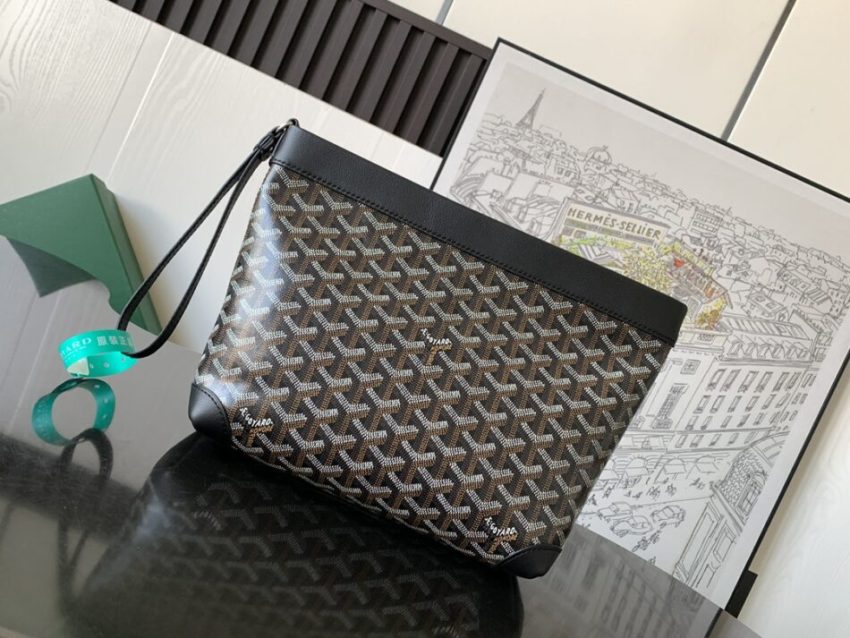 Replica Goyard Conti Pouch Black - Best Fake Designer Bags