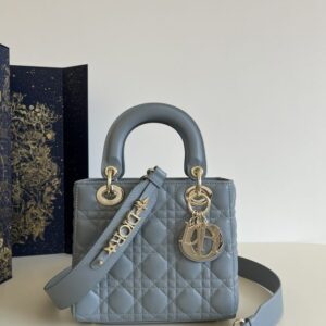 Replica Dior Lady Dior Blue ABC - Best Fake Designer Bags