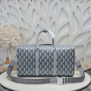 Replica Dior Lingot 50 Diamond Grey - Best Fake Designer Bags