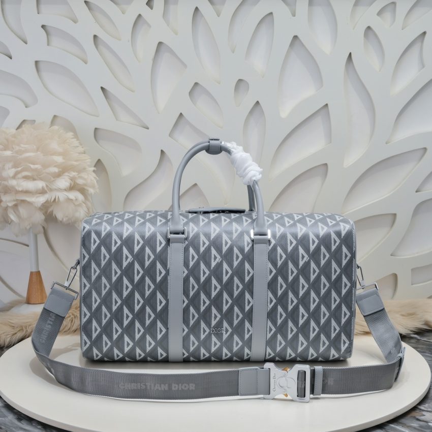 Replica Dior Lingot 50 Diamond Grey - Best Fake Designer Bags