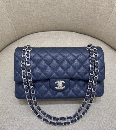 Replica CHANEL Classic Flap 25cm Sea Blue - Best Fake Designer Bags