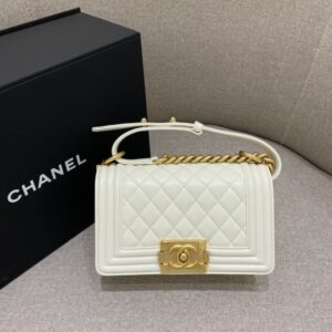 Replica CHANEL Le Boy White - Best Fake Designer Bags