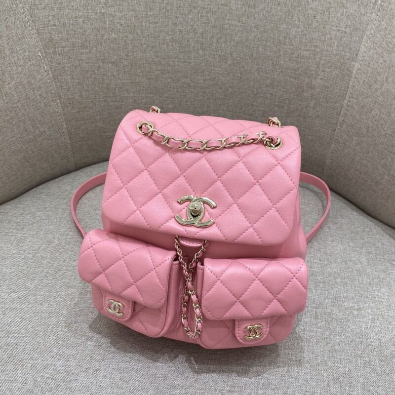 Replica CHANEL 23A Backpack Small Pink - Best Fake Designer Bags