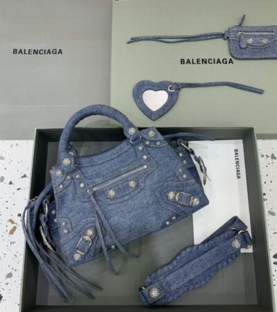 Replica Balenciaga Le City Denim - Best Fake Designer Bags