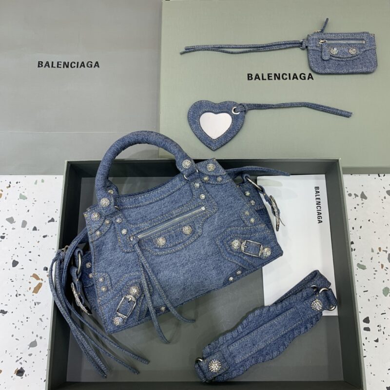 Replica Balenciaga  Le City Denim - Best Fake Designer Bags