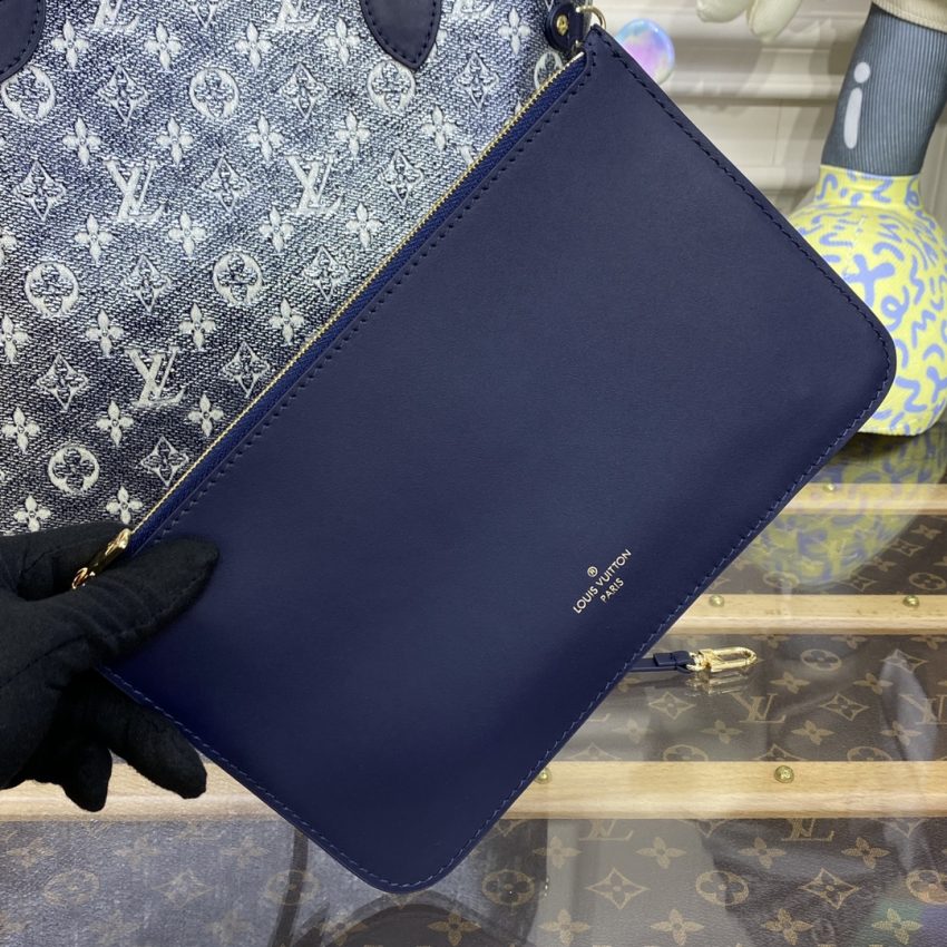 Replica Louis Vuitton Neverfull MM Denim Blue 2 Replica Louis Vuitton Neverfull MM Denim Blue - high-accuracy replica luxury purse