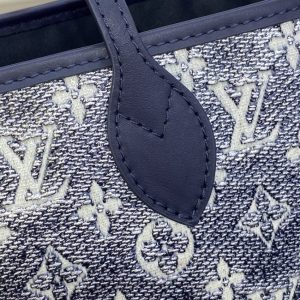 Replica Louis Vuitton Neverfull MM Denim Blue 6 Replica Louis Vuitton Neverfull MM Denim Blue - best-selling designer handbag dupe