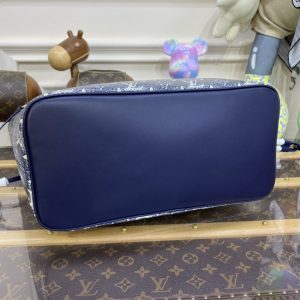 Replica Louis Vuitton Neverfull MM Denim Blue 9 Replica Louis Vuitton Neverfull MM Denim Blue - premium-grade designer purse dupe