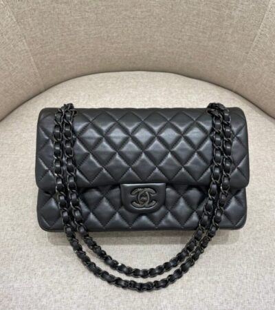 Replica CHANEL Classic Flap 25cm All Black - Best Fake Designer Bags