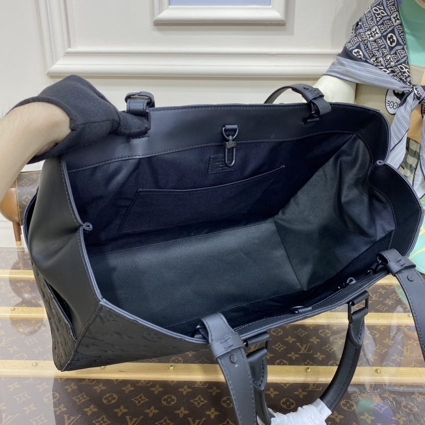 Replica Louis Vuitton Sac Plat 24H Large Black - premium 1:1 fake handbag model