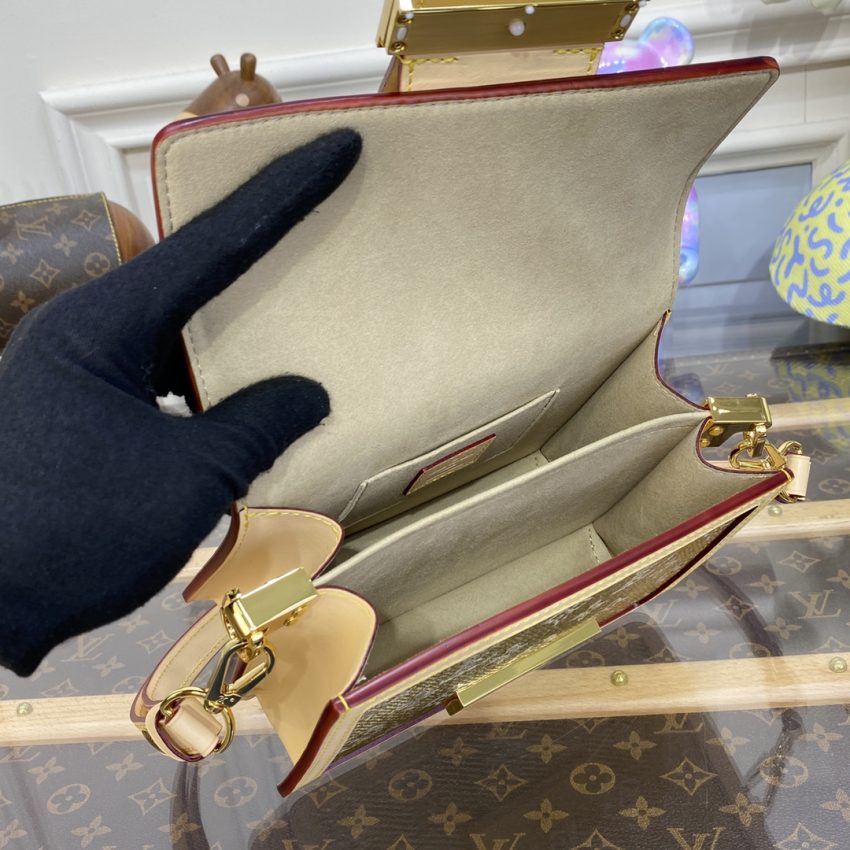Replica Louis Vuitton Dauphine Mini Tan - premium-grade designer purse dupe