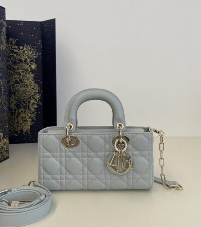 Replica Dior Lady D-Joy Bag  Sky Blue - Best Fake Designer Bags