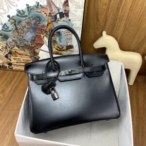 Replica Hermes Birkin Royal Box Black - Best Fake Designer Bags