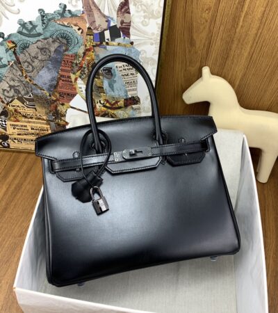 Replica Hermes Birkin Royal Box Black - Best Fake Designer Bags