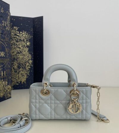 Replica Dior Lady D-Joy Mini Bag Sky Blue - Best Fake Designer Bags